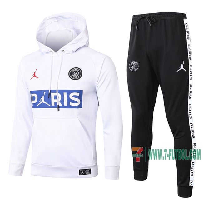 Tiendas Sudaderas De Chandal Nueva Del Pairis Psg Jordan Capucha Blancas Baratas 2020 2021