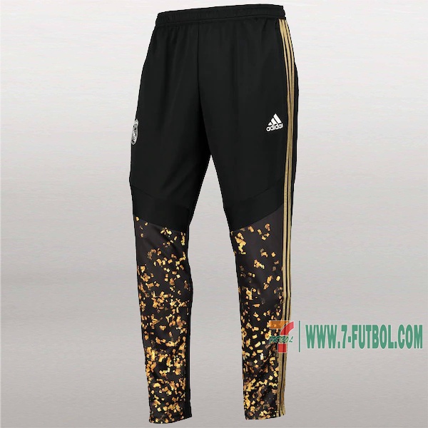 La Nueva Pantalon Largo Entrenamiento Real Madrid Adidas × Sports™ Fifa 20 Negra Amarilla 2019