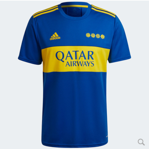 7-Futbol: Personalizar Primera Camiseta Del Boca Juniors Hombre 2021 2022